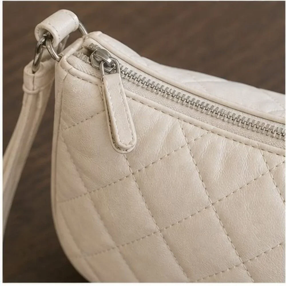 Sage Quilted Crossbody Bag